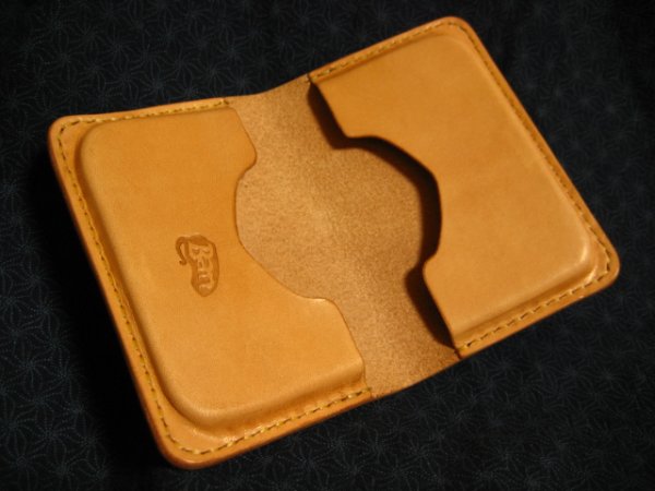 画像2: カードケース（サドルレザー） (2)